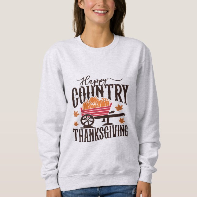 Camiseta Happy Country Thanksgiving (Frente)