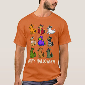 Camiseta Happy Cute German Shepherd Dog Witch Mummy Hallowe