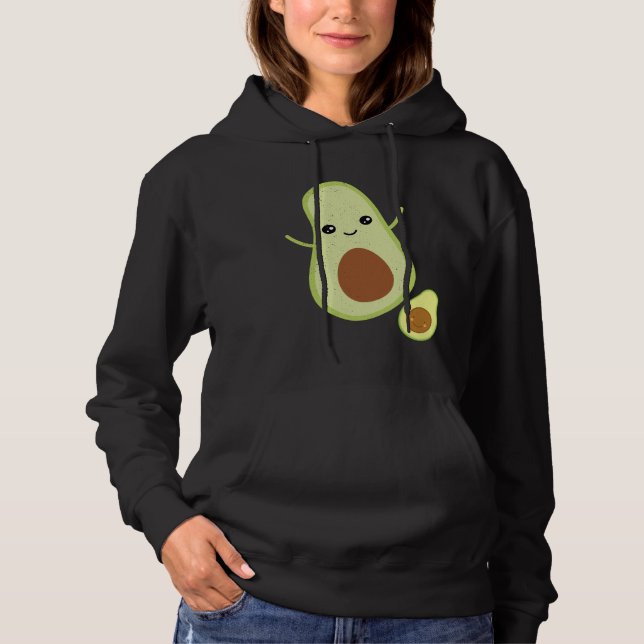 Camiseta Happy Dancing Adult and Baby Avocado (Frente)