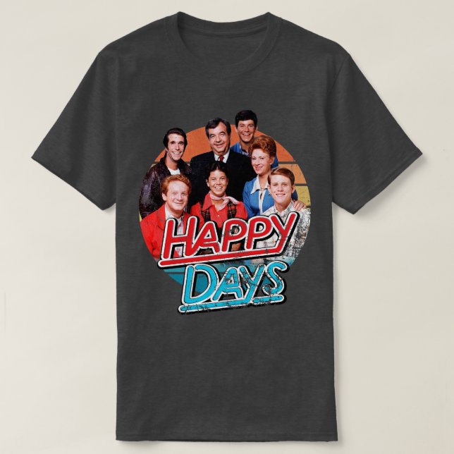 Camiseta Happy Days sitcom 1974 (Frente do Design)