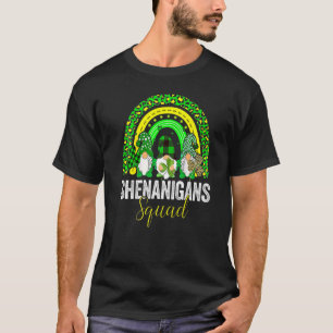 Camiseta Happy Dia de São Patrício Shenanigans Squad Irish