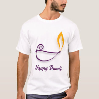 Camiseta Happy Diwali Purple
