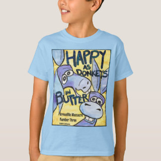 Camiseta Happy Donkeys, crianças XS