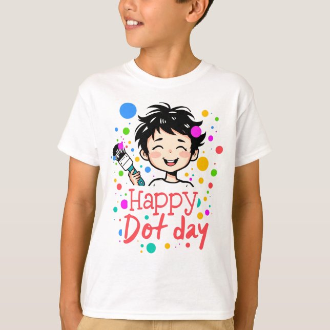 Camiseta Happy Dot Day - Back to School Teacher (Frente)