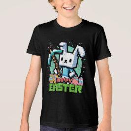 Camiseta Happy Easter Bunny Pixel Game 