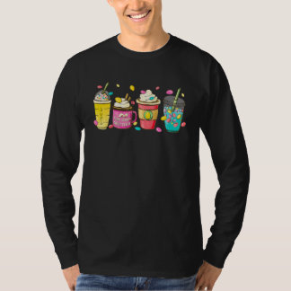Camiseta Happy Easter Coffee  for Women Bunny Latte Easter 