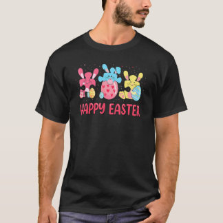 Camiseta Happy Easter Cute Puzzle Pieces Rabbit Autism Awar