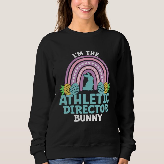 Camiseta Happy Easter Day I'm the Athletic Director Bunny (Frente)