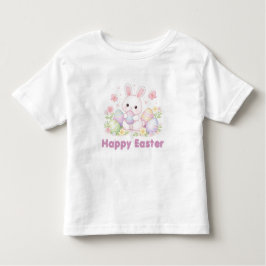 Camiseta Happy Easter Spring Design - Cute Easter Bunny 