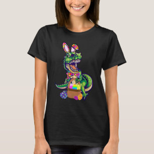 Camiseta Happy Eastrawawr T Rex Dinosaur Easter Bunny Egg K