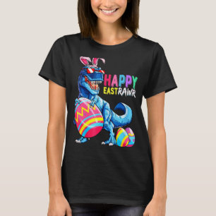 Camiseta Happy Eastrawr Rex Dinosaur Easter Bunny Egg Costu