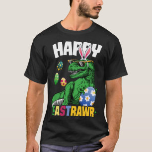 Camiseta Happy Eastrawr Rex Dinosaur Easter Bunny Egg Costu