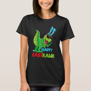 Camiseta Happy Eastrawr Rex Dinosaur Easter Bunny Egg Costu