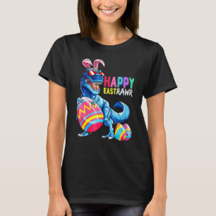 Camiseta Happy Eastrawr Rex Dinosaur Easter Bunny Egg Costu