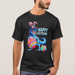 Camiseta Happy Eastrawr Rex Dinosaur Easter Bunny Egg Costu