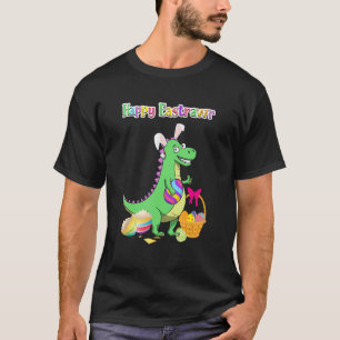 Camiseta Happy Eastrawr Rex Dinosaur Easter Bunny Egg Costu