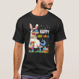 Camiseta Happy Eastrawr Rex Dinosaur Easter Bunny Egg Costu
