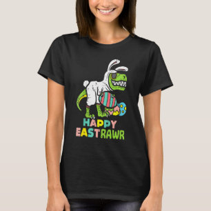 Camiseta Happy Eastrawr Rex Dinosaur Easter Bunny Egg Costu