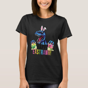 Camiseta Happy Eastrawr Rex Dinosaur Easter Day Bunny Egg B