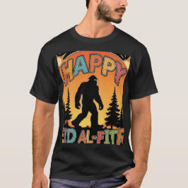 Camiseta Happy Eid Al Fitr Bigfoot Sunset Mens TSirt