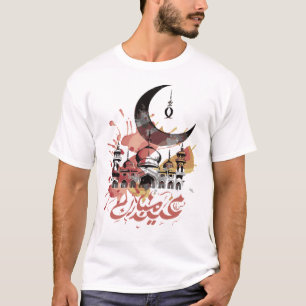Camiseta Happy Eid Kareem Al Fitr Mubarak Eid Al Adha Eid