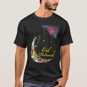 Camiseta Happy EID Mubarak Legal Islâmico EID Mubarak