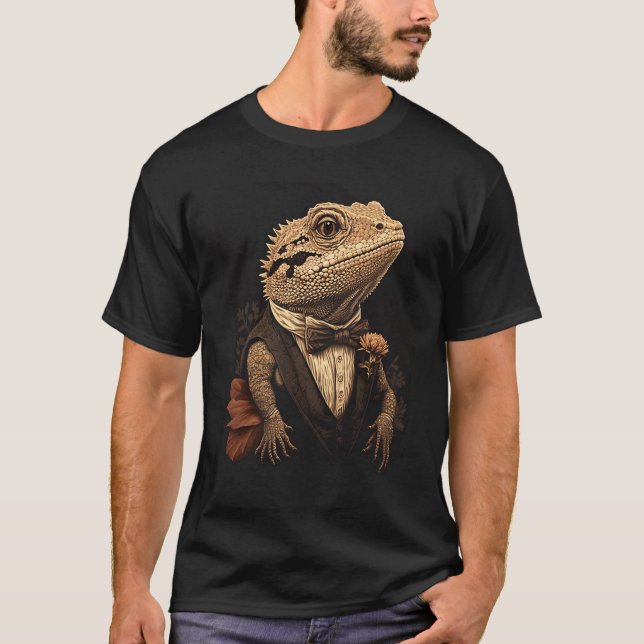 Camiseta Happy Face Bearded Dragon (Frente)