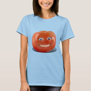 Camiseta Happy Face Smiling Tomato