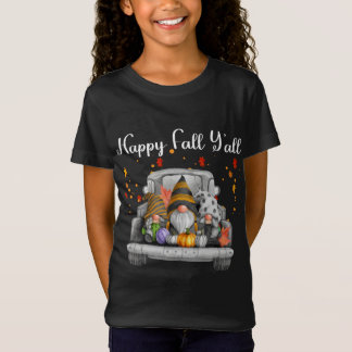 Camiseta Happy Fall Ya ll Gnomos
