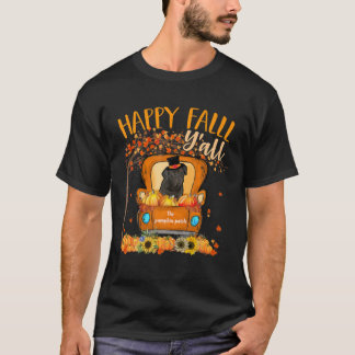 Camiseta Happy Fall Y'all Cane Corso Dog On Truck Pumpkin A