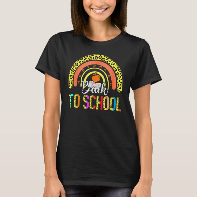 Camiseta Happy First Day Of School Welcome Back To School S (Frente)