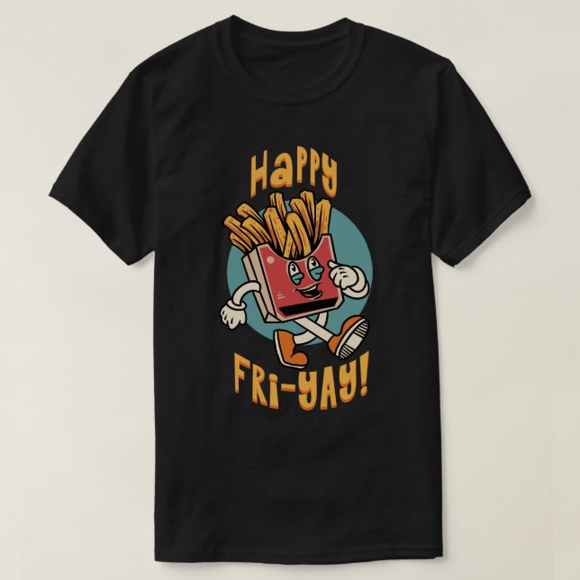 Camiseta Happy Fri Yay (Frente do Design)