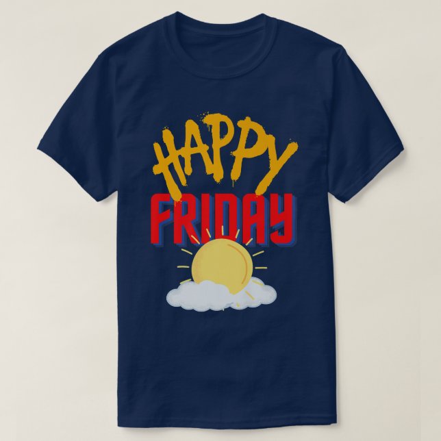 Camiseta Happy Friday  (Frente do Design)