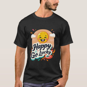 Camiseta Happy Go Lucky: Sol alegre e víbora positiva