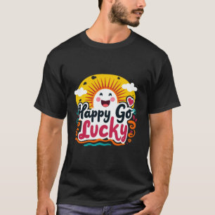 Camiseta Happy Go Lucky: Sol alegre e víbora positiva