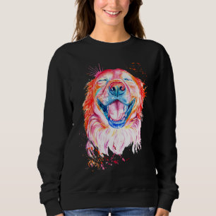 Camiseta Happy Golden Retriever Watercolorprint