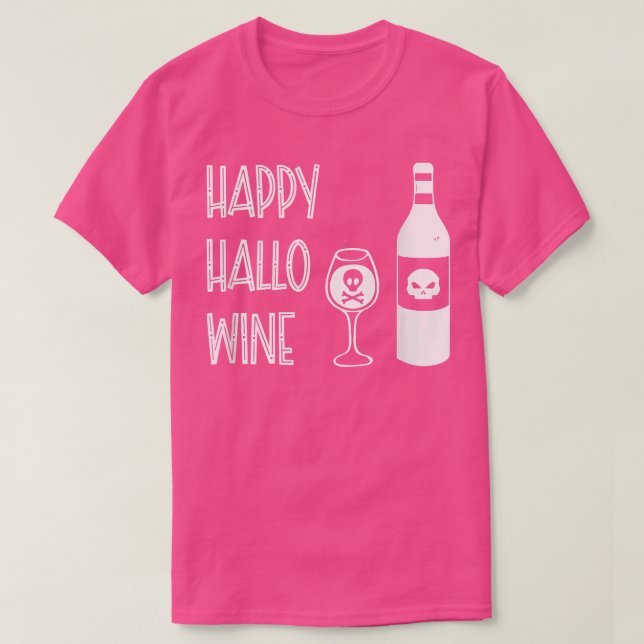 Camiseta Happy Hallo Wine (Frente do Design)