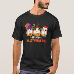 Camiseta Happy Hallothanksmas Guiné Pig Lover Halloween Th