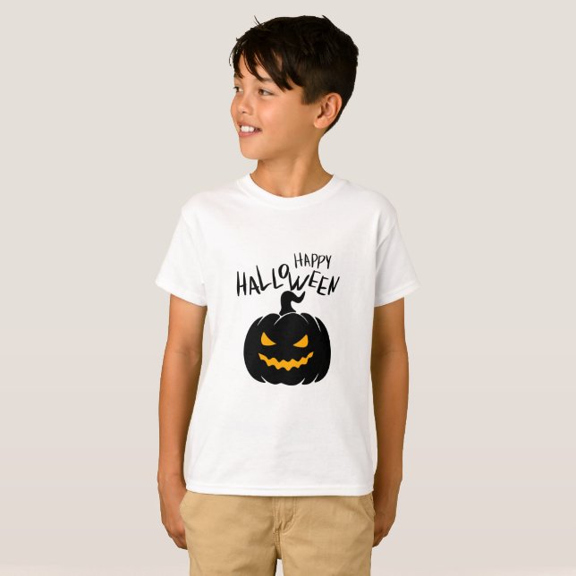 Camiseta Happy Halloween (Frente Completa)