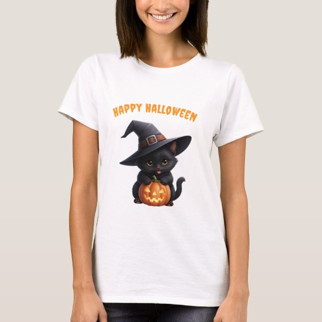 Camiseta Happy Halloween (Frente)