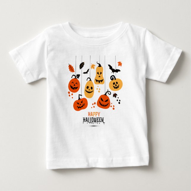 Camiseta happy halloween (Frente)