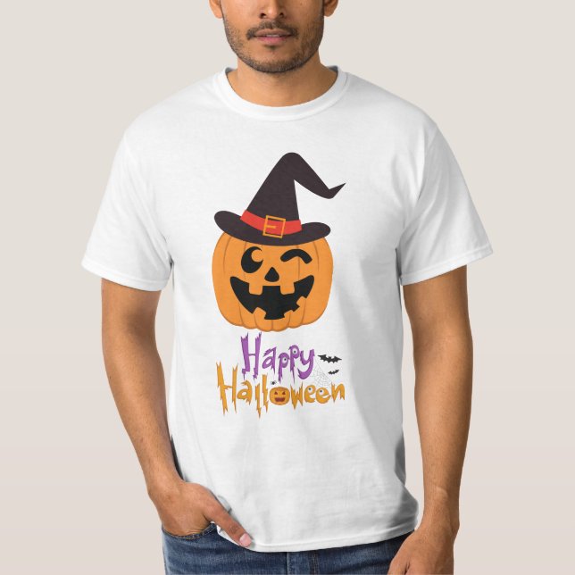 Camiseta Happy Halloween (Frente)