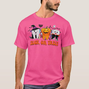 Camiseta Happy Halloween Dental Squad Dental Pupmkin Spooky