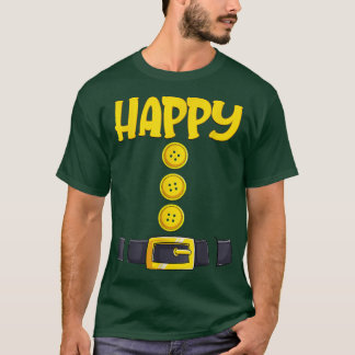 Camiseta Happy Halloween Dwarf Costume Color Matching 