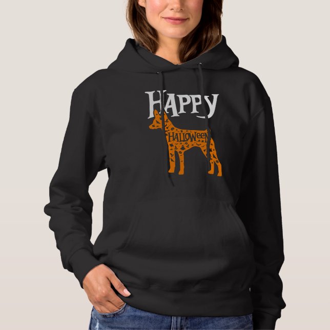 Camiseta Happy Halloween Toy Fox Terrier (Frente)