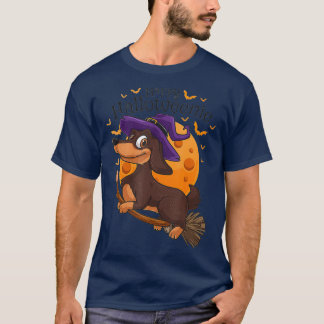 Camiseta Happy Halloweenie Dachshund Wiener Dog Halloween