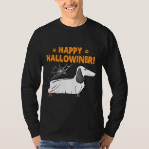 Camiseta Happy Halloweiner Dachshund Ghost