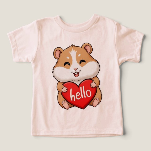 Camiseta Happy Hamster  (Design frontal)