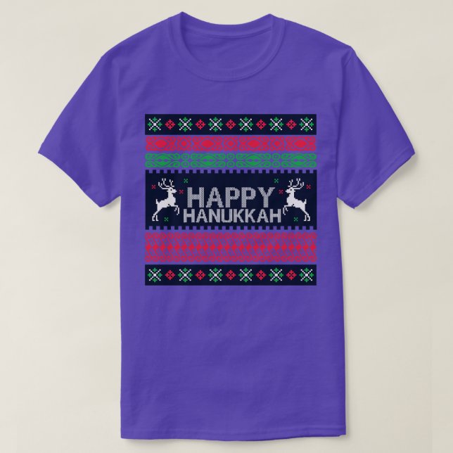 Camiseta Happy Hanukkah (Frente do Design)