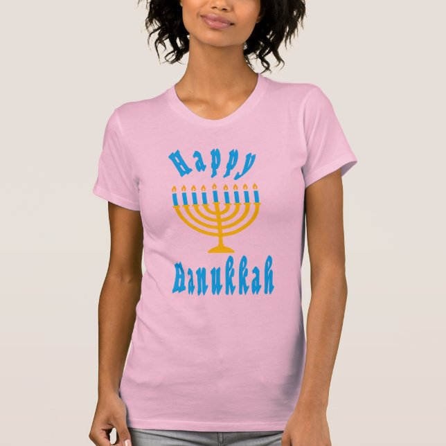 Camiseta Happy Hanukkah (Frente)